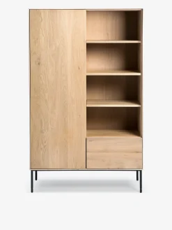 Armoire bird 1 porte 1 tiroir chene massif - ethnicraft