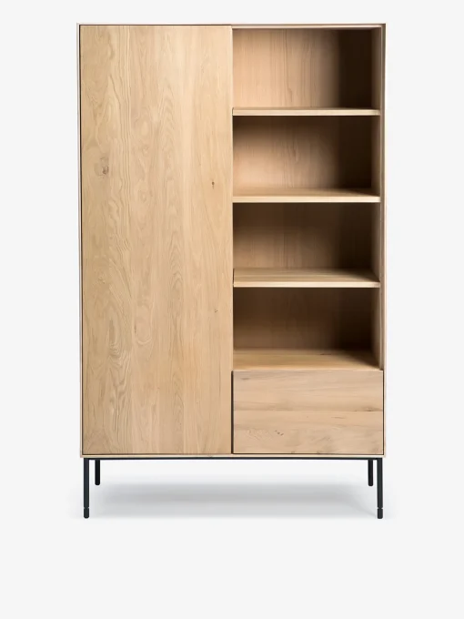 Armoire bird 1 porte 1 tiroir chene massif - ethnicraft