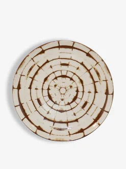 Assiette a dessert dot brown s - jacques...