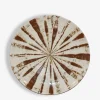 Assiette a dessert stripe brown s - jacq...
