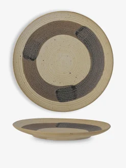 Assiette solange gres naturel - blooming...