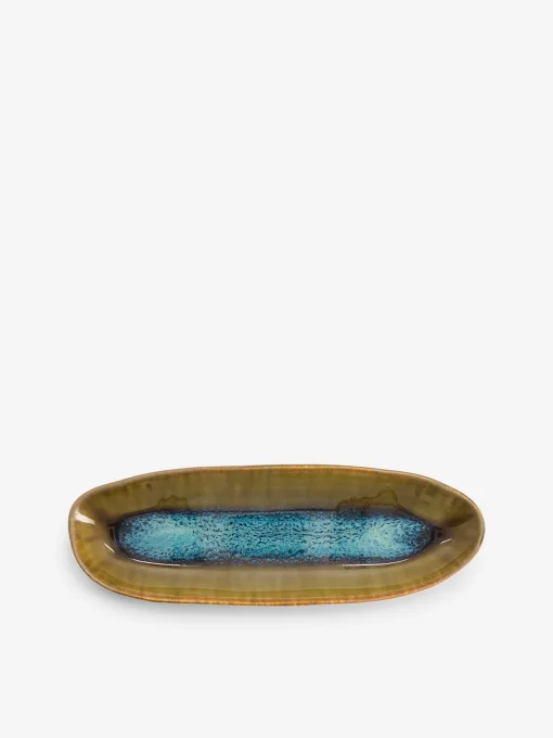 Baguette vide poche bleu et ocre - vanmo...