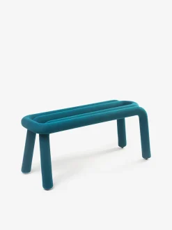 Banc bold bleu canard - moustache