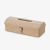 Boite de rangement japon l metal beige - robinson toyo