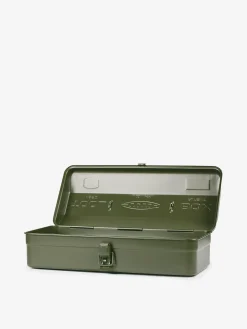 Boite de rangement japon l metal kaki - robinson toyo