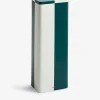 Boite en metal slim blanc et vert - hay