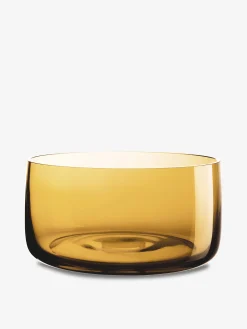 Bol coupe ajana verre ambre