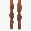 2 bougies twist terracotta - broste cope...