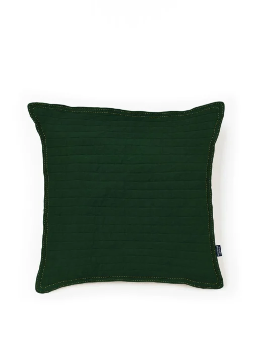Coussin checks 45x45 vert foret