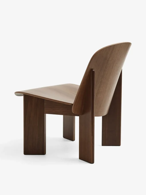 Fauteuil chisel andreas bergsaker bois contreplaque de noyer - hay