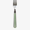 Fourchette paul rayure vert - opjet