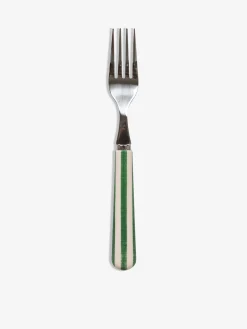 Fourchette paul rayure vert - opjet