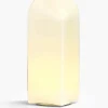 Lampe a poser parade 320 viola heyn-johnsen verre blanc - hay