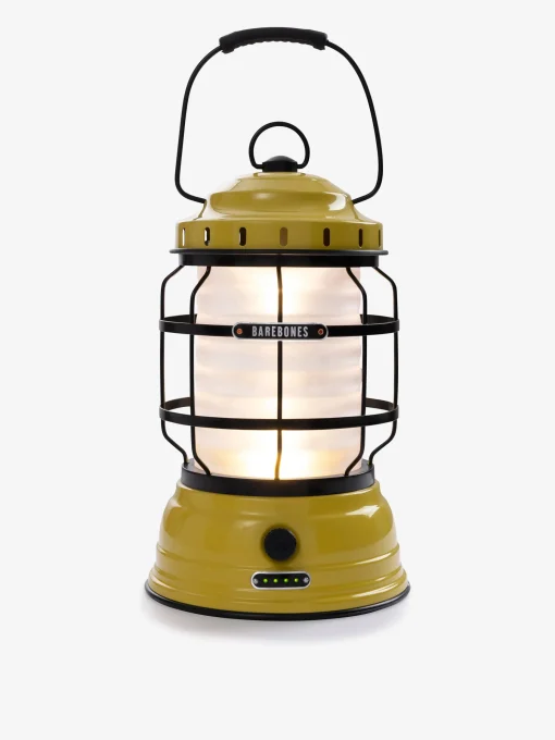 Lampe sans fil rechargeable a poser vintage jaune - barebones