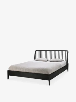 Lit spindle chene noir 180x200 cm - ethnicraft