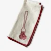 Lot de 2 serviettes spaghettis beige - the eclectic lifestyle