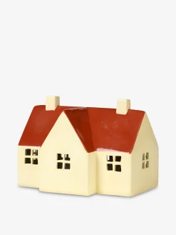 Maison bougeoir jaune orange - broste co...