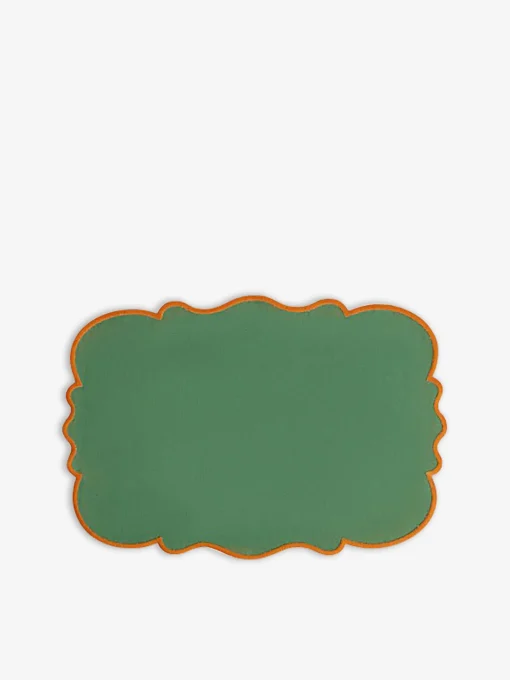 Pack de 2 sets de table coton vert - bit...