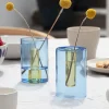 Petit vase reversible bleu/jaune - block...