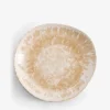Petite assitette a tapas beige a effet ²