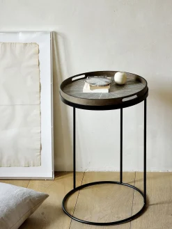 Plateau en bois white slice - ethnicraft