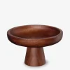 Plateau sur pied bois fonce - asa selection
