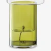 Pot a plante avec reserve d'eau l verre ...