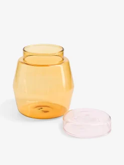 Pot bicolore jaune rose