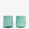 Set 2 verres mb emeraude