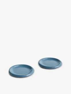Set de 2 assiettes a dessert barro bleu ...