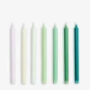 Set de 7 bougies vert - hay