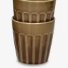 Set de 2 verres rialto h8.5cm caramel - ...
