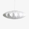 Suspension crisscross saucer bubble s george nelson blanc - hay