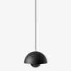 Suspension flowerpot vp7 noir mat - &tradition