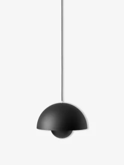 Suspension flowerpot vp2 noir mat - &tradition