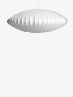 Suspension saucer bubble l george nelson blanc - hay