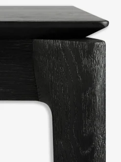Table a rallonge bok chene noir 160/240 cm - ethnicraft