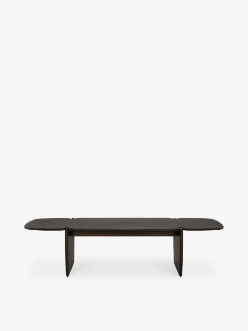 Table basse pi alain van havre chene massif noir - ethnicraft