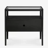 Table de chevet spindle chene massif 55x35x53 cm - ethnicraft