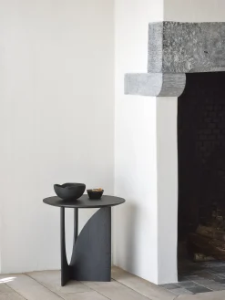 Table geometric chene noir 51x51x50 - ethnicraft