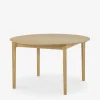 Table ronde a rallonge bok chene massif d129/179 - ethnicraft