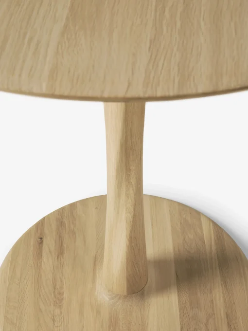Table ronde torsion chene massif d90 - ethnicraft