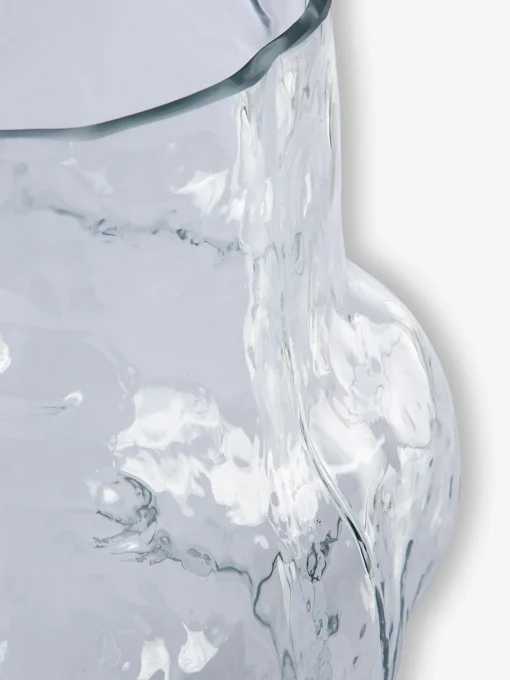 Vase cloud verre transparent 36x23x20cm ...