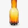 Vase folds glass ocre l - polspotten