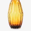 Vase folds glass ocre m - polspotten