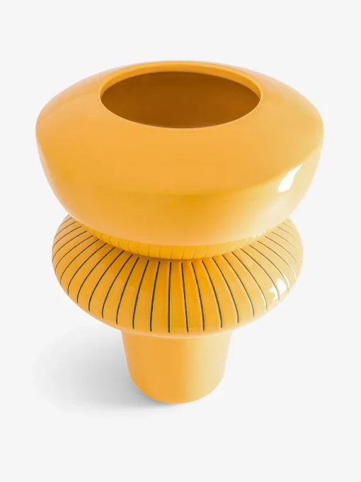 Vase miller l yellow h25