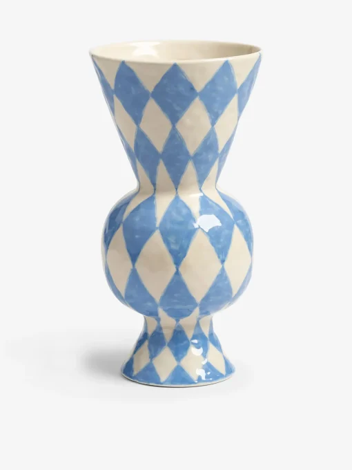 Vase rhombic bleu - &klevering