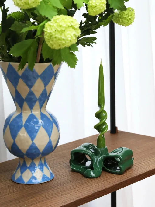 Vase rhombic bleu - &klevering