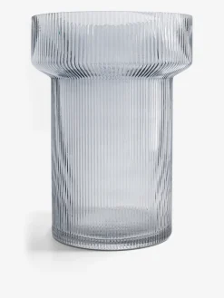 Vase strie gris xl