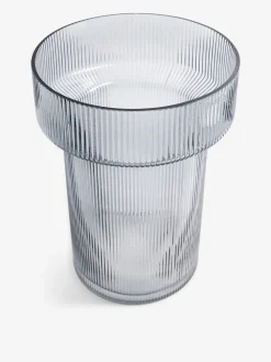 Vase strie gris xl